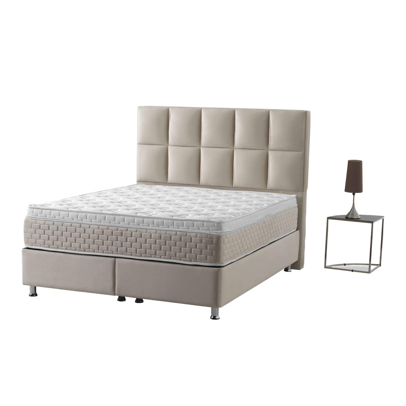Ancona | Boxspring met opbergruimte | 90×200 tot 220×220 | Bordeaux | Meerdere kleuren beschikbaar