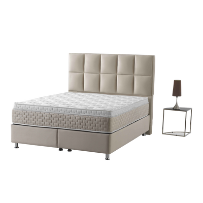 Ancona | Boxspring met opbergruimte | 90×200 tot 220×220 | Bordeaux | Meerdere kleuren beschikbaar