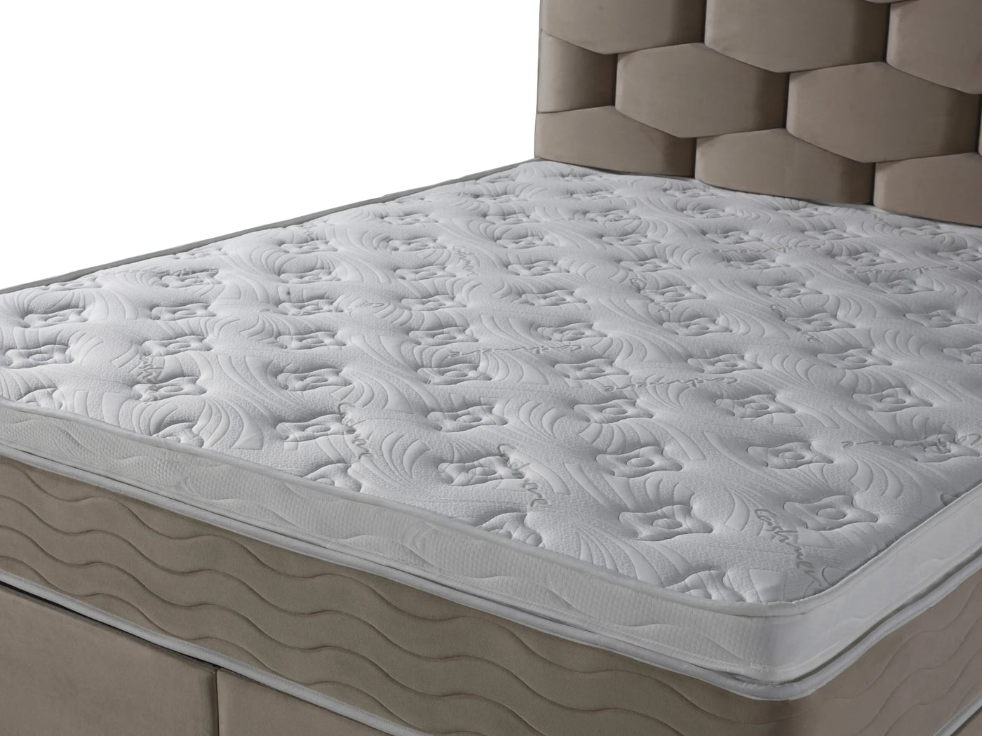 HONEY Velvet lichtbruin | Boxspring met Opbergruimte | Nu in de Uitverkoop