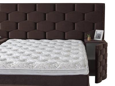 HONEY Velvet brown | Box spring | Brown | Wide HB | 140×200 to 200×200 |
