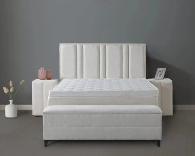 SHERATON Gebroken wit | Uitverkoop Boxspring | Diverse afmetingen en kleuren beschikbaar
