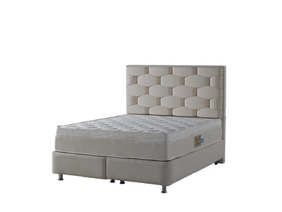 HONEY Teddy gebroken wit | Boxspring met opbergruimte | 120×200 tot 220×220 | Beige | Meerdere kleuren beschikbaar