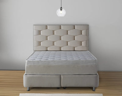 HONEY Teddy gebroken wit | Boxspring met opbergruimte | 120×200 tot 220×220 | Beige | Meerdere kleuren beschikbaar