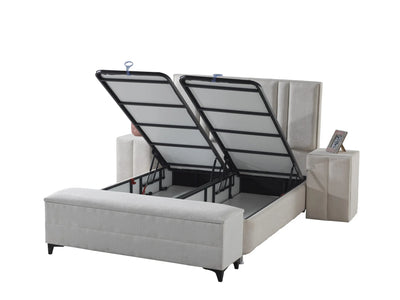 SHERATON Gebroken wit | Uitverkoop Boxspring | Diverse afmetingen en kleuren beschikbaar