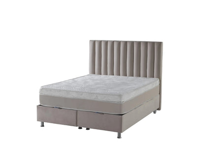ATLANTA Beige hoofdbord gelijklopend met bed | Luxe Boxspring Sale | Verschillende afmetingen