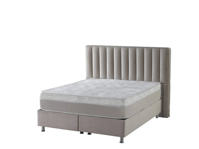 ATLANTA Velvet beige | Boxspring met opbergruimte | 90×200 tot 220×220 | Beige | Meerdere kleuren beschikbaar