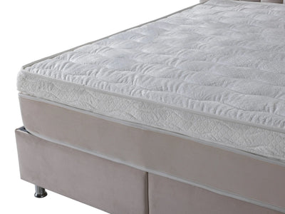 ATLANTA Beige hoofdbord gelijklopend met bed | Luxe Boxspring Sale | Verschillende afmetingen