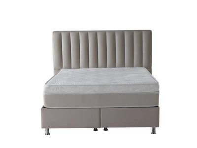 ATLANTA Velvet beige | Boxspring met opbergruimte | 90×200 tot 220×220 | Beige | Meerdere kleuren beschikbaar
