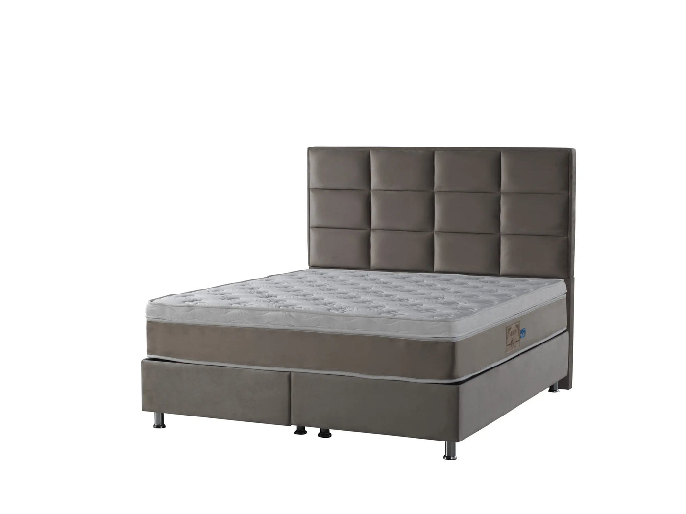 BOSTON Velvet Taupe | Luxe Boxspring met Korting | Meerdere maten en kleuren