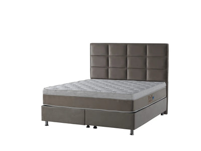 BOSTON Velvet Taupe | Luxe Boxspring met Korting | Meerdere maten en kleuren