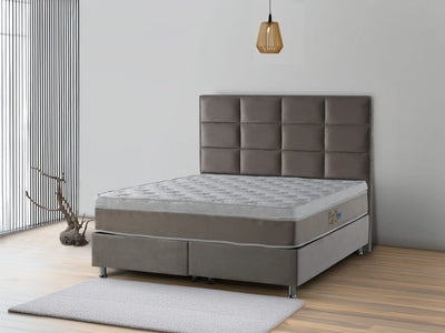 BOSTON Velvet Taupe | Luxe Boxspring met Korting | Meerdere maten en kleuren