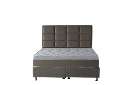 BOSTON Velvet Taupe | Luxe Boxspring met Korting | Meerdere maten en kleuren