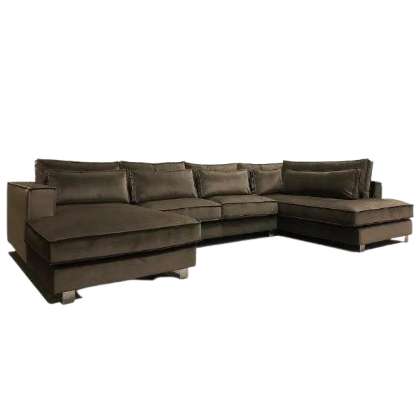 Kingston Groot | U-bank | 405x225x200 – Taupe | Meer kleuren beschikbaar