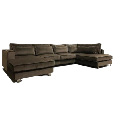 Kingston Groot | U-bank | 405x225x200 – Taupe | Meer kleuren beschikbaar
