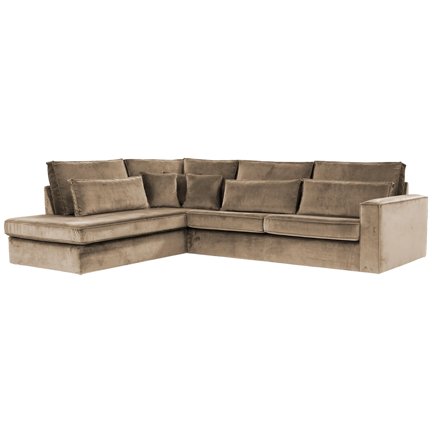 California Klein | Hoekbank | 310×250 – Taupe | Meerdere kleuren beschikbaar