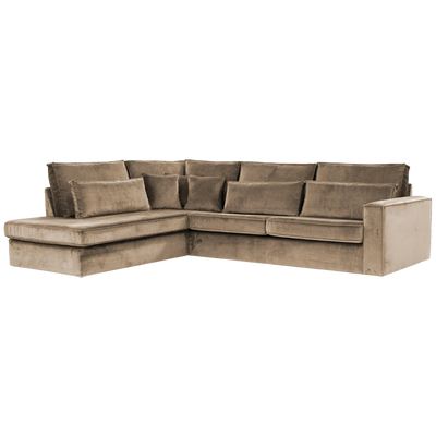 California Klein | Hoekbank | 310×250 – Taupe | Meerdere kleuren beschikbaar