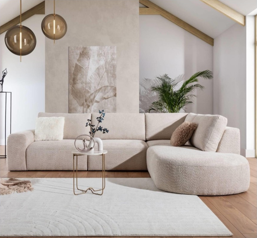 Ares | Hoekbank | 320×225 – Beige | Meerdere kleuren beschikbaar