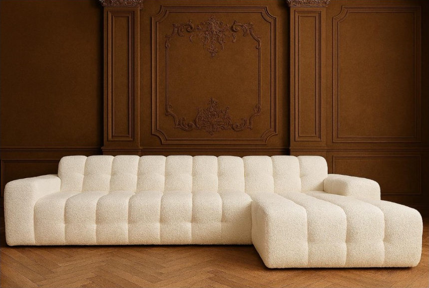 Cloud Klein | Hoekbank | 300×225 – Wit | Meer kleuren beschikbaar