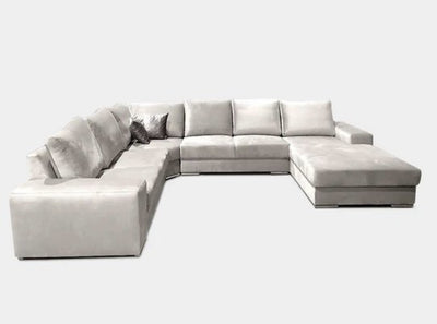 Yola Groot | Hoekbank met lounge | 360x280x195 | Zwart | Meerdere kleuren beschikbaar