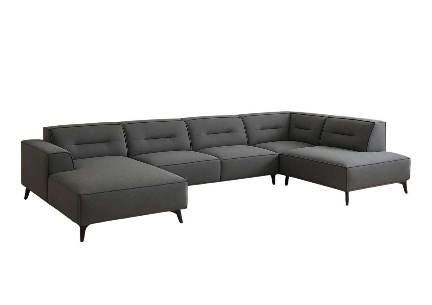 Malaga | U-bank | 170x360x220  | Meerdere kleuren beschikbaar