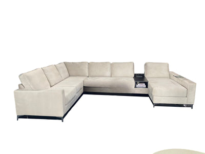 Romano Groot | Hoekbank | 260x365x165 – Beige | Meerdere kleuren beschikbaar