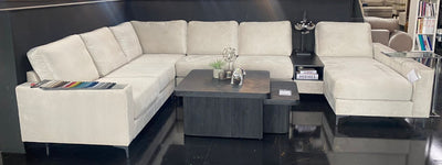 Romano Groot | Hoekbank | 260x365x165 – Beige | Meerdere kleuren beschikbaar