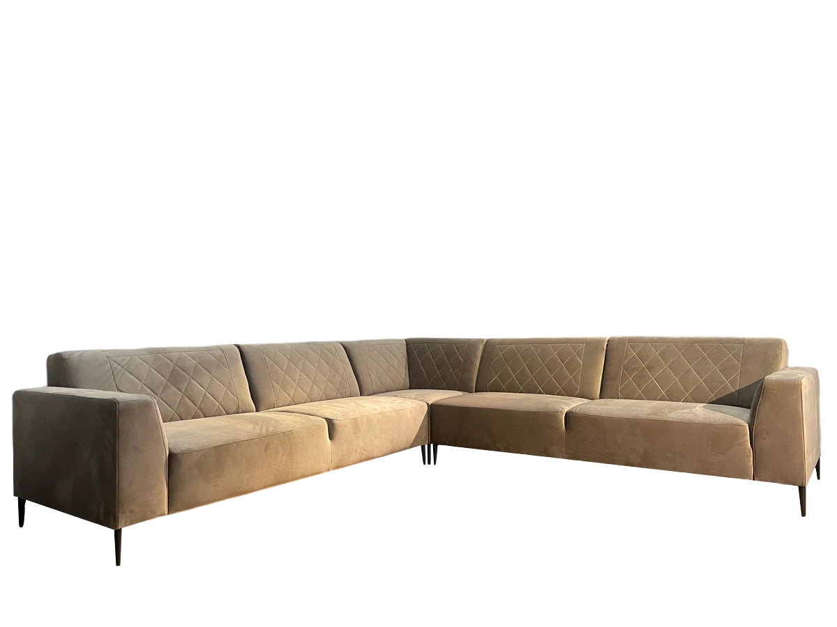 Maria | Hoekbank | 305×305 – Taupe | Meerdere kleuren beschikbaar